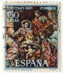Stamps : Europe : Spain :  1838.- Navidad (10ª Serie). Nacimiento (Salzillo)