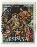 Stamps : Europe : Spain :  1838.- Navidad (10ª Serie). Nacimiento (Salzillo)