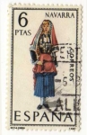 Stamps Spain -  1907.- Trajes Tipicos Españoles. (III Grupo). Navarra.