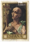 Stamps : Europe : Spain :  1968.- Luis de Morales "El Divino". San Jeronimo.