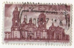 Sellos de Europa - Espa�a -  1997.- Forjadores de America (11ª Serie). Mejico. Catedral de Mejico.