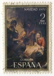 Stamps : Europe : Spain :  2003.- Navidad (13ª Serie). "Adoracion de los Pastores". Murillo.