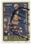 Stamps : Europe : Spain :  2082.- Solana. "El Bibliofilo"