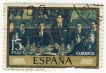 Stamps : Europe : Spain :  2084.- Solana. "La Tertulia de Pombo"