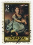 Stamps Spain -  2148.- Vicente Lopez Portaña. La Señora de Carvallo.