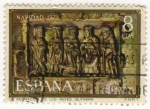 Stamps : Europe : Spain :  2163.- Navidad (16ª Serie). Adoracion de los Reyes, Iglesia de Butrera, Burgos.