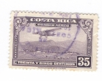 Sellos de America - Costa Rica -  Correo aereo