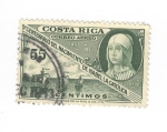 Stamps Costa Rica -  5ºCentenario del nacimiento Isabel la Catolica 1451-1951