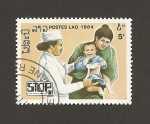 Stamps Laos -  Médico atendiendo niño