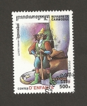 Stamps Cambodia -  Cuentos infantiles