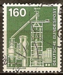 Stamps Germany -  Industria y Tecnología(Alto horno Rheinhausen).