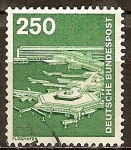 Stamps Germany -  Industria y Tecnología(Aeropuerto de Frankfurt).