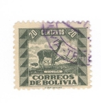Stamps Bolivia -  Vicuña