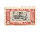 Stamps Bolivia -  V Congreso interamericano de cirujia.Palacio legislativo