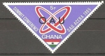 Stamps : Africa : Ghana :  CUMBRE  ACCRA  1965.  SÌMBOLO  DE  LA  UNIÒN  AFRICANA.