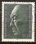 Stamps Germany -  Centenario del nacimiento de Konrad Adenauer (canciller 1949-1963).