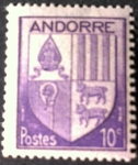 Stamps Andorra -  Escudo de Armas
