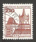 Stamps Germany -  843 - Castillo Schwanenburg