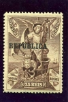 Stamps Portugal -  IV Centenario Viaje Vasco de Gama sobrecargado con Republica. Madeira