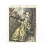 Stamps France -  Pintores.Antoine Watteau