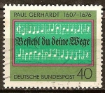 Sellos de Europa - Alemania -  300a Aniv Nacimiento de Paul Gerhardt (compositor). 