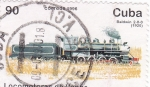 Stamps Cuba -  LOCOMOTORA A VAPOR