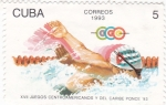 Stamps Cuba -  XVII JUEGOS CENTROAMERICANOS Y DEL CARIBE PONCE 93