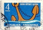 Stamps Argentina -  Marina mercante
