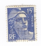 Stamps France -  Marianne (Gandon)