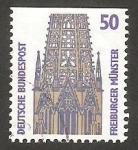 Stamps Germany -  1167 b - Catedral de Freiburger