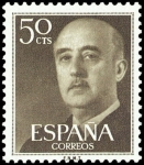 Stamps Spain -  ESPAÑA SEGUNDO CENTENARIO Nº 1149 ** 50C OLIVA 