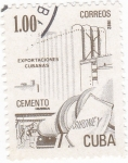 Sellos de America - Cuba -  CEMENTO - EXPORTACIONES CUBANAS