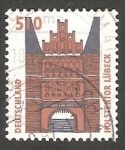 Stamps Germany -  1772 - Puerta Holstentor de Lúbeck