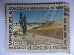 Sellos del Mundo : America : Venezuela : Conozca a Venezuela Primero - Medanos de Coro-Estado Falcón