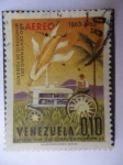 Stamps Venezuela -  Año Centenario del Ministerio de Fomento 1963-1963 - Exposición Nacional de Industrias
