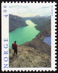 Stamps : Europe : Norway :  NORUEGA - Fiordos del oeste de Noruega – Geirangerfjord y Nærøyfjord