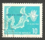 Stamps Germany -   611 - Mapa de El Báltico