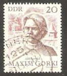 Stamps Germany -  1047 - Maxime Gorki, escritor ruso