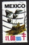 Stamps Mexico -  Hongos