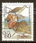 Sellos de Europa - Alemania -  Las aves marinas. Ruffs.