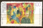 Stamps Germany -  George Grosz Ehrenfried (1893-1959), pintor y artista gráfico.