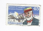 Sellos de America - Estados Unidos -  Samuel P Langley, pionero de la aviación