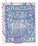 Stamps Spain -  TELEGRAFOS (14)