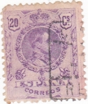 Stamps Spain -  ALFONSO XIII- TIPO MEDALLÓN (14)