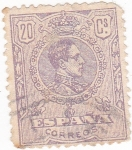 Stamps Spain -  ALFONSO XIII- TIPO MEDALLÓN (14)