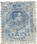 Stamps : Europe : Spain :  ALFONSO XIII- TIPO MEDALLÓN (14)