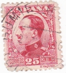 Stamps : Europe : Spain :  ALFONSO XIII -tipo vaquer  (14)