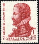 Sellos de America - Chile -  IV CENTENARIO ARAUCANIA 1569 - 1969