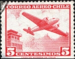 Sellos de America - Chile -  CORREO AEREO