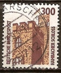 Stamps Germany -  Castillo de Hambach.
